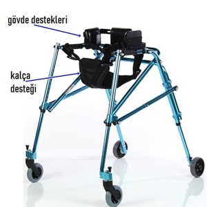 Wollex WG-W942 Pediatrik Walker Engelli Çocuk Yürüteci