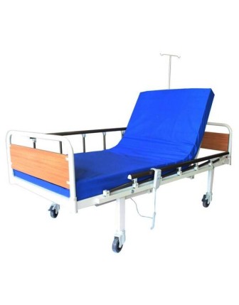 2 Motorlu Tabanca Korkuluklu Hasta Karyolası ES-159