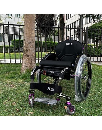 Poylin P153 Aktif Tekerlekli Sandalye (Titanyum)