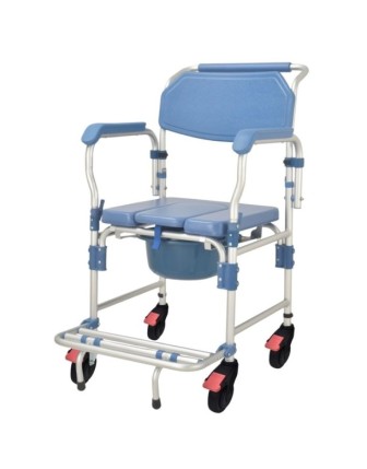 Poylin P610 Alüminyum Banyo Tuvalet Sandalyesi