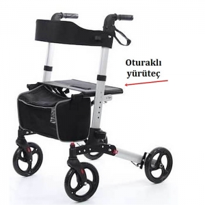 Wollex WG-R967 Tekerlekli Oturaklı Yürüteç 