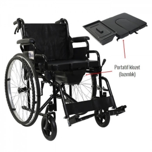 Golfi G120 Klozetli Tekerlekli Sandalye