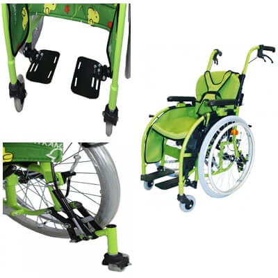 Çocuk tekerlekli sandalyesi poylin p981