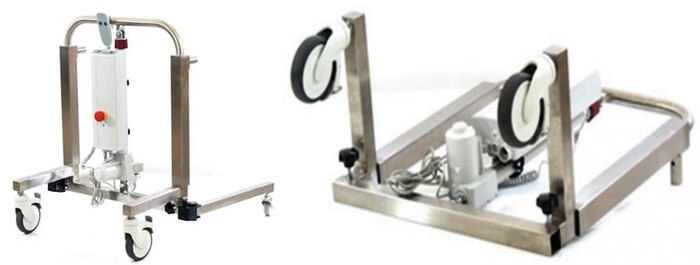 Hasta kaldırma lifti de-monte özelliği