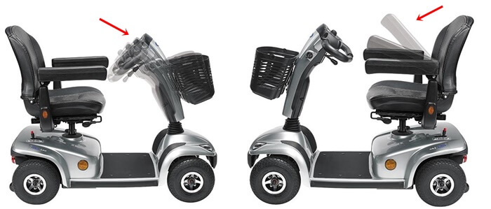 invacare leo kolçak ve direksiyon ayarı