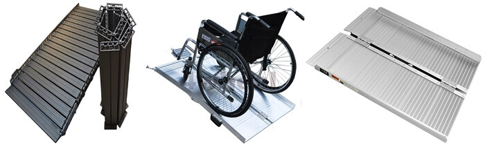 rulo rampa engelli tekerlekli sandalye rampası